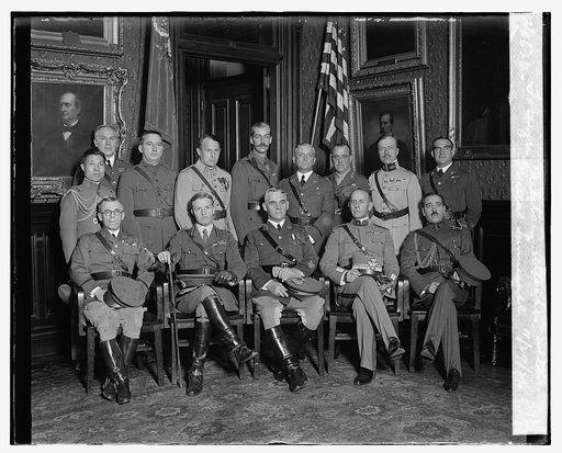 Foreign Military Attaches with General Summerall, 11/29/26