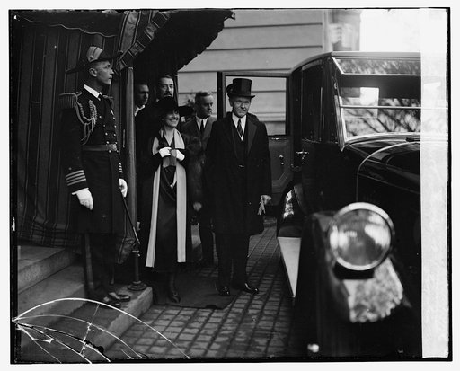 Mr. & Mrs. Coolidge at Romanian Legation, 10/19/26