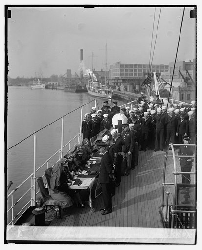 Red Cross roll call on Mayflower, 11/4/26