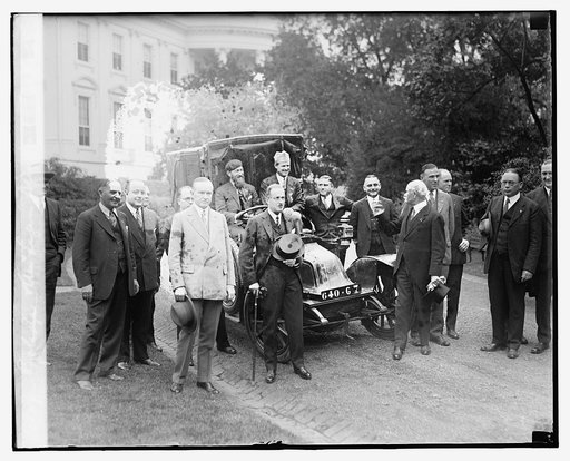Coolidge & Am. Legion members, 10/16/26