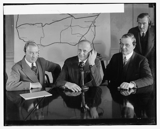 Opening of new trans continental phone line, 1/17/27