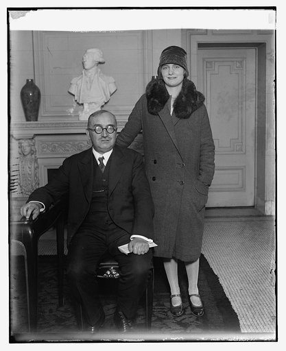 Hon. Paul Claudel & Miss Renie Claudel, 3/14/27