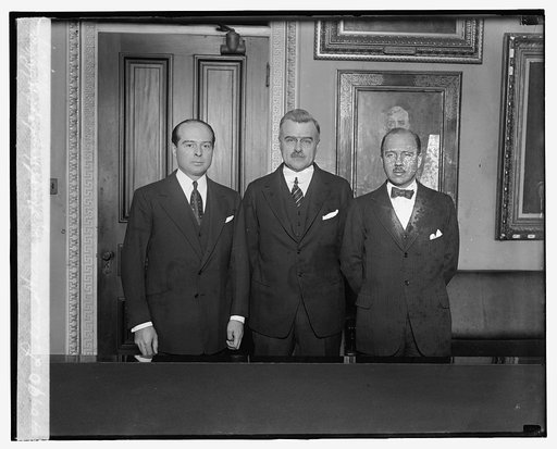 Leland Harrison, J. Butler Wright, Hugh R. Wilson, 2/16/27
