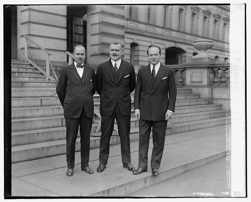 Hugh R. Wilson, J. Butler Wright, Leland Harrison, 2/16/27