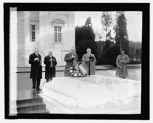 Edw. S. Schmid, Ed. W. Libbey, Judge T.P. Walther, A.P. Fenton, 11/16/27