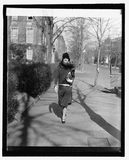 Mrs. Edge, wife of Sen. Edge, 2/23/27