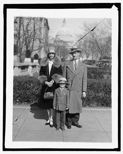 Cong. J. Mitchell Chase & family, 3/5/26 CHECK DATE 1926 or 1927