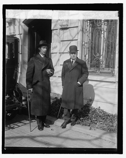 Prince William of Sweeden [i.e., Sweden] & W. Bostrom, Sweedish [i.e., Swedish] Minister, 2/11/27