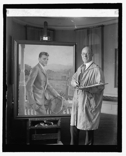 Eben F. Comins & portrait of Calvin C., 2/14/27