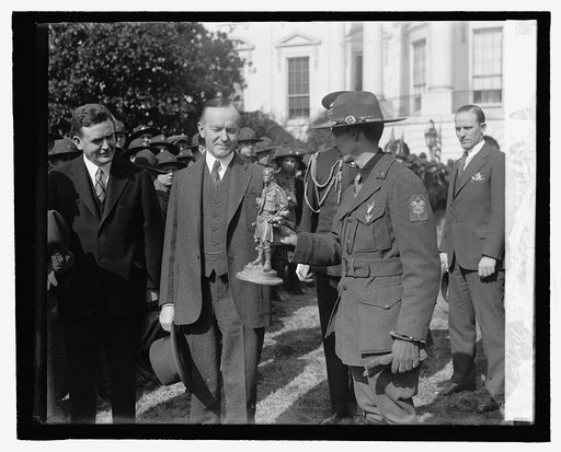 Coolidge & Boy Scouts, 2/12/27