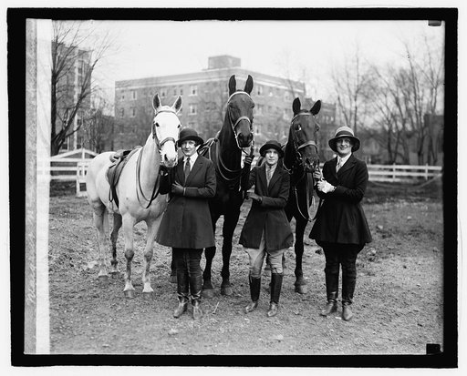 Margaret McLaren, Elaine Hirschman, Virginia Von Brect, 2/19/27