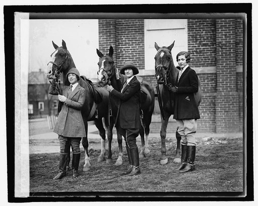 Louise Clayton, Barbara Hight & Katherine Dent, 3/9/27