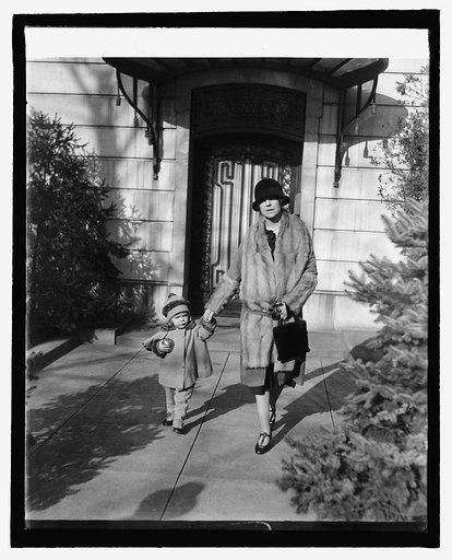 Mrs. Longworth & Paulina, 2/12/27