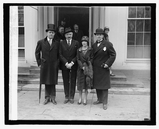 The Marchinoness, Mr. Rene Seligman, Marquis of Queensbury, Getty Chilton, 2/23/27