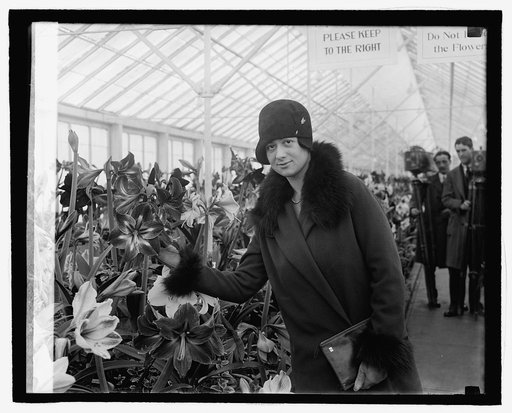 Miss Jeanne Critziano at Amaryllis show, 3/9/27