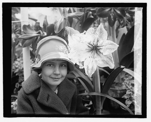 Ruth Jardine at Amaryllis show, 3/21/27