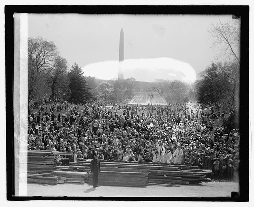 Easter egg rolling, 1927