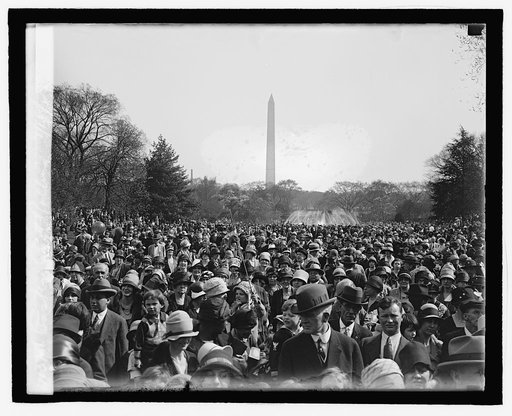 Easter egg rolling, 4/18/27