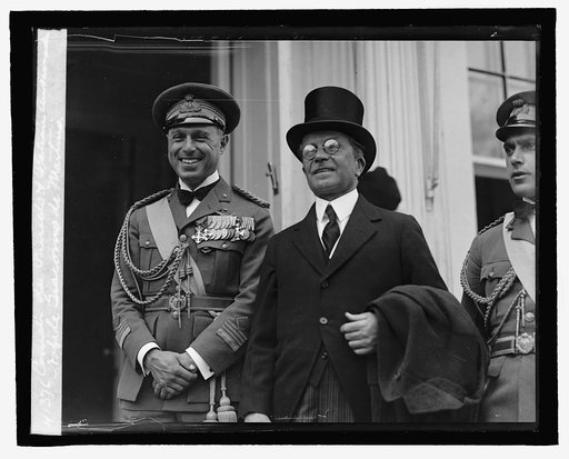 Comdi de Pinedo & Italian Ambassador Nobile Giacomo de Martino, [4/20/24