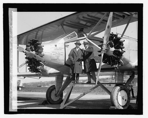 Lt. Comdr., Noel Davis & Lt. Comdr Stanton H. Wooster, 4/11/27