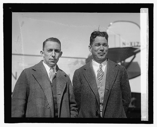 Lt. Comdr. Noel Davis, Lt. Comdr. Stanton H. Wooster, [4/11/27