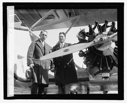 Lt. Comdr. Noel Davis, Lt. Comdr. Stanton H. Wooster, 4/11/27