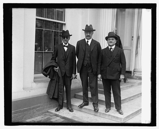 Tacna-Arica Boundary Com., Louis Risopatron, J.J. Marrow, Col. O.H. Ardoney, 4/19/27
