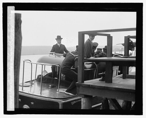 Pres. Coolidge on Cyrus H.K. Curtis yacht, 4/19/27