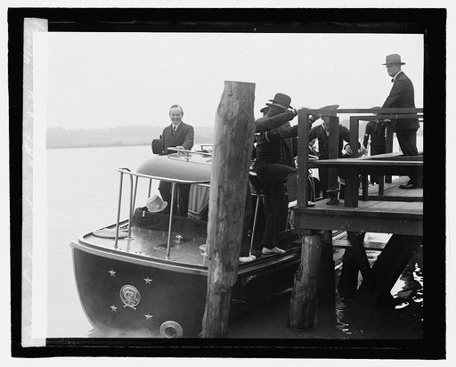 Coolidge & Cyrus H.K. Curtis yacht, 4/19/27