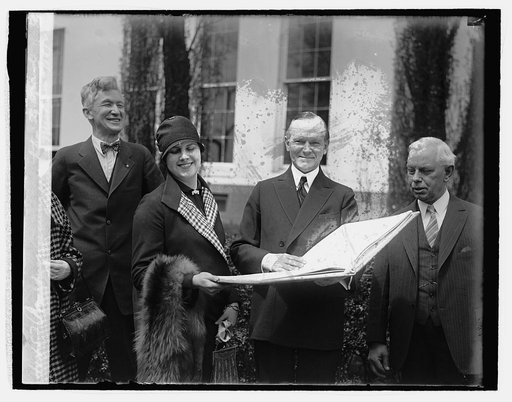 President receives invitation to spend summer in Michigan, 4/15/27