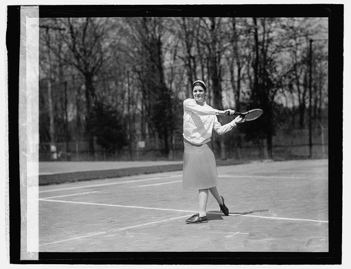 Miss Cynthia Davis (tennis), 4/20/27