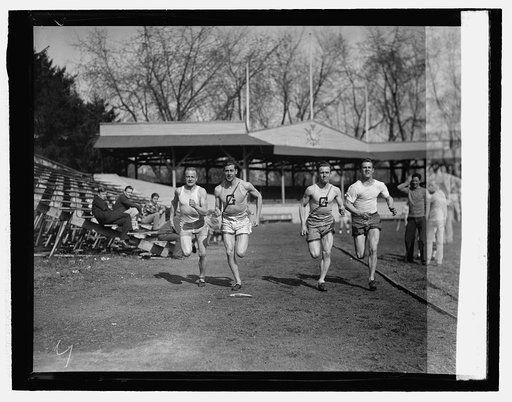 Georgetown track, 1927