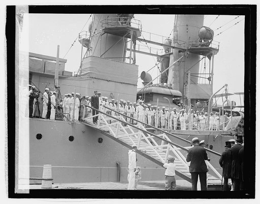 Lindbergh (arriving Navy Yd.), 6/11/27