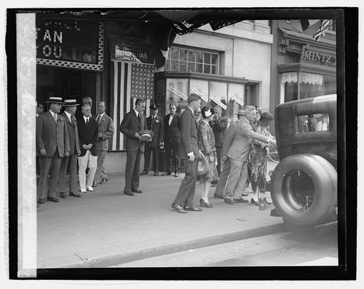 Lindbergh (church at Met. Theater), 6/12/27