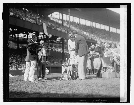 Walter Johnson, 20th yr. celebration, 8/2/27