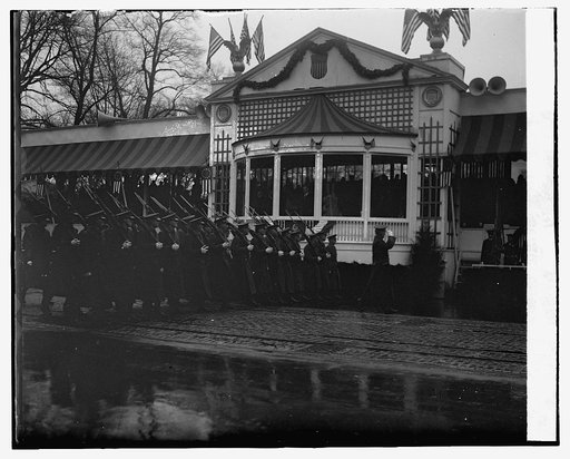 Mr. Snell of N.Y., President Coolidge, and Mr Hoover at the latter's Inauguration, 3/4/29