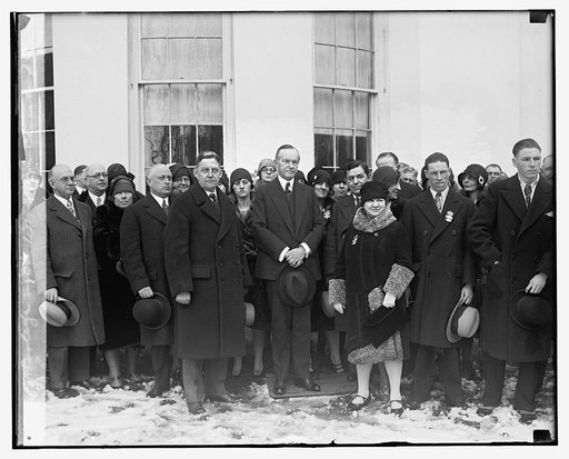 Coolidge with Brooklyn Chamber of C., [2/23/29