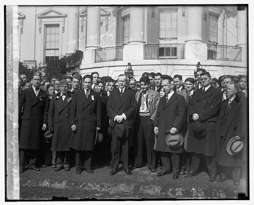 Coolidge with Order of DeMolay, 2/23/29