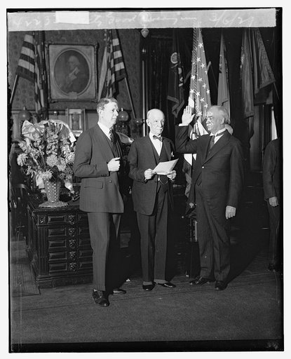 Secty. Good swearing in, 3/6/29