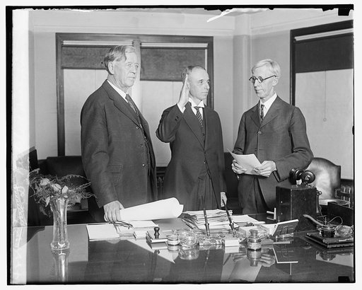 Wm. D. Mitchell swearing in, [3/29