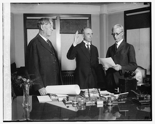 Wm. D. Mitchell swearing in, 3/5/29