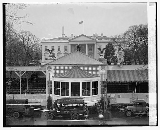 Inaugural stand, White House, 3/2/29