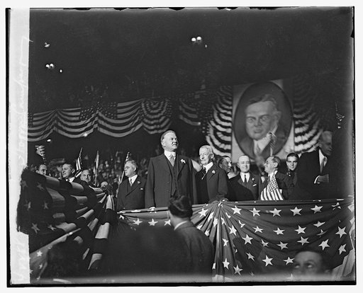 Hoover campaigning