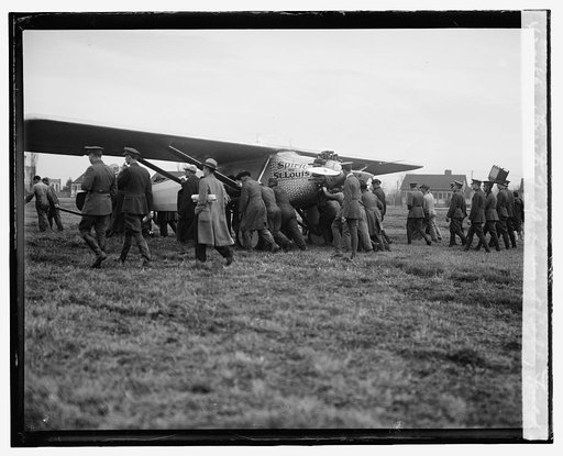 Spirits of St. Louis at Bolly [i.e., Bolling] Field