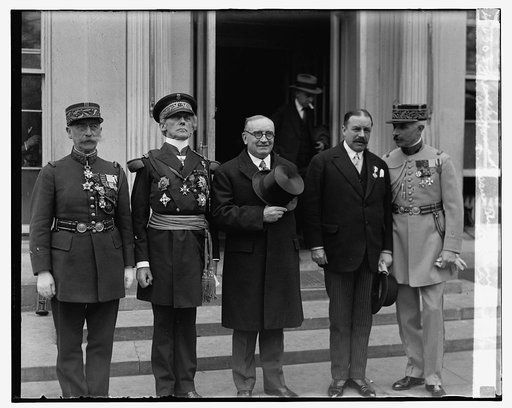 French ambassador & Assn. Amicale Des Croix de Guerre, 3/21/29