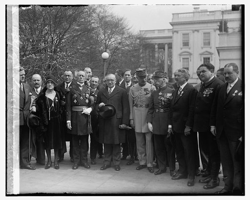 French ambassador & Assn. Amicale Des Croix de Guerre, 3/21/29