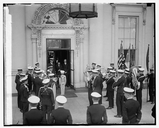 Young Australian League Band at White House, 3/7/29