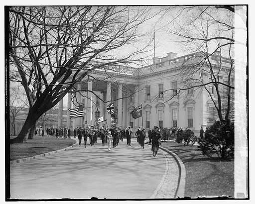 Young Australian League Band at White House, 3/7/29