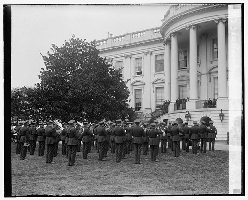 Royal Belgian Band at White House, 3/21/29