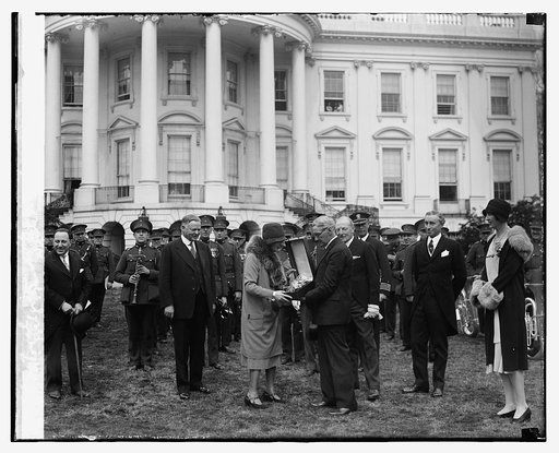 Royal Belgian Band at White House, 3/21/29